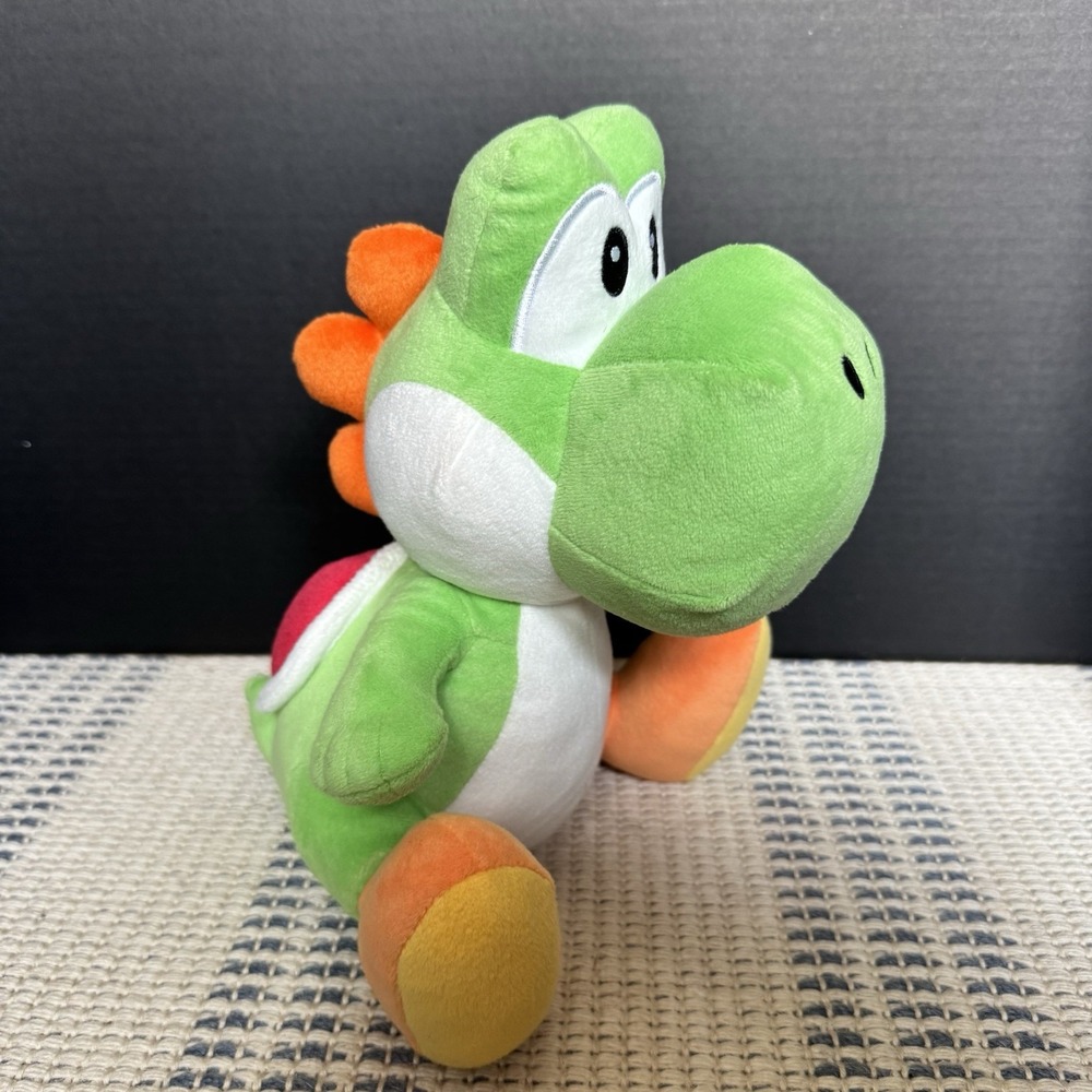 Super Mario World Plush Green Yoshi Soft Toy Stuffed Plush Animal Doll 10"